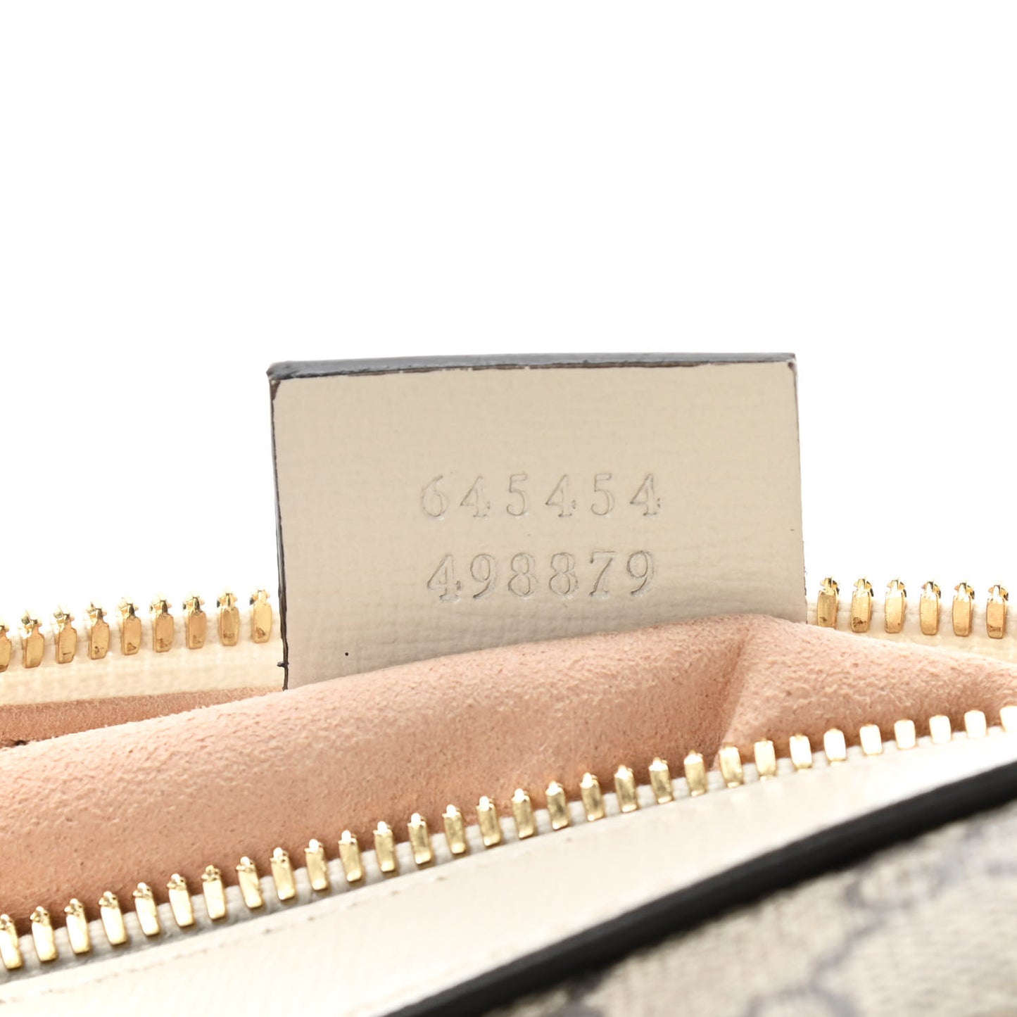 GG Supreme Monogram Small Horsebit 1955 Shoulder Bag Beige Mystic White