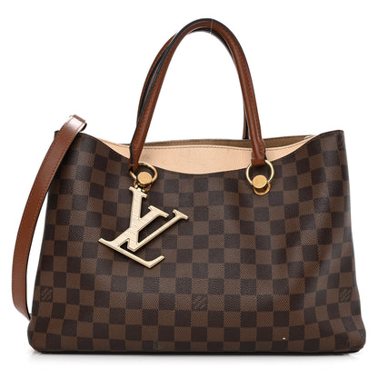 Louis Vuitton Damier Ebene LV Riverside Creme 1 of 18