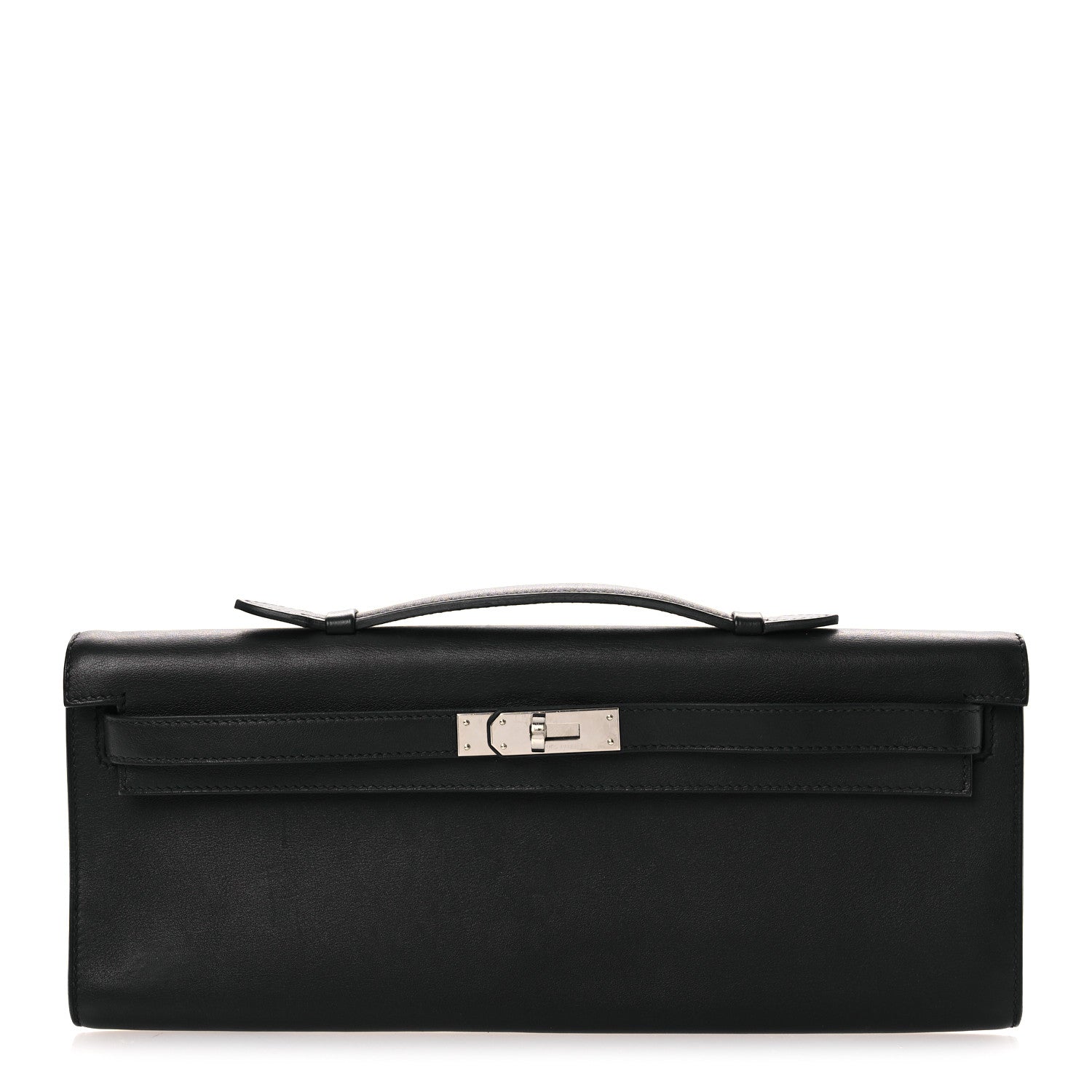 Hermes Swift Kelly Cut Clutch Pochette Black 1 of 13
