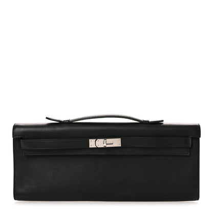 Hermes Swift Kelly Cut Clutch Pochette Black 1 of 13