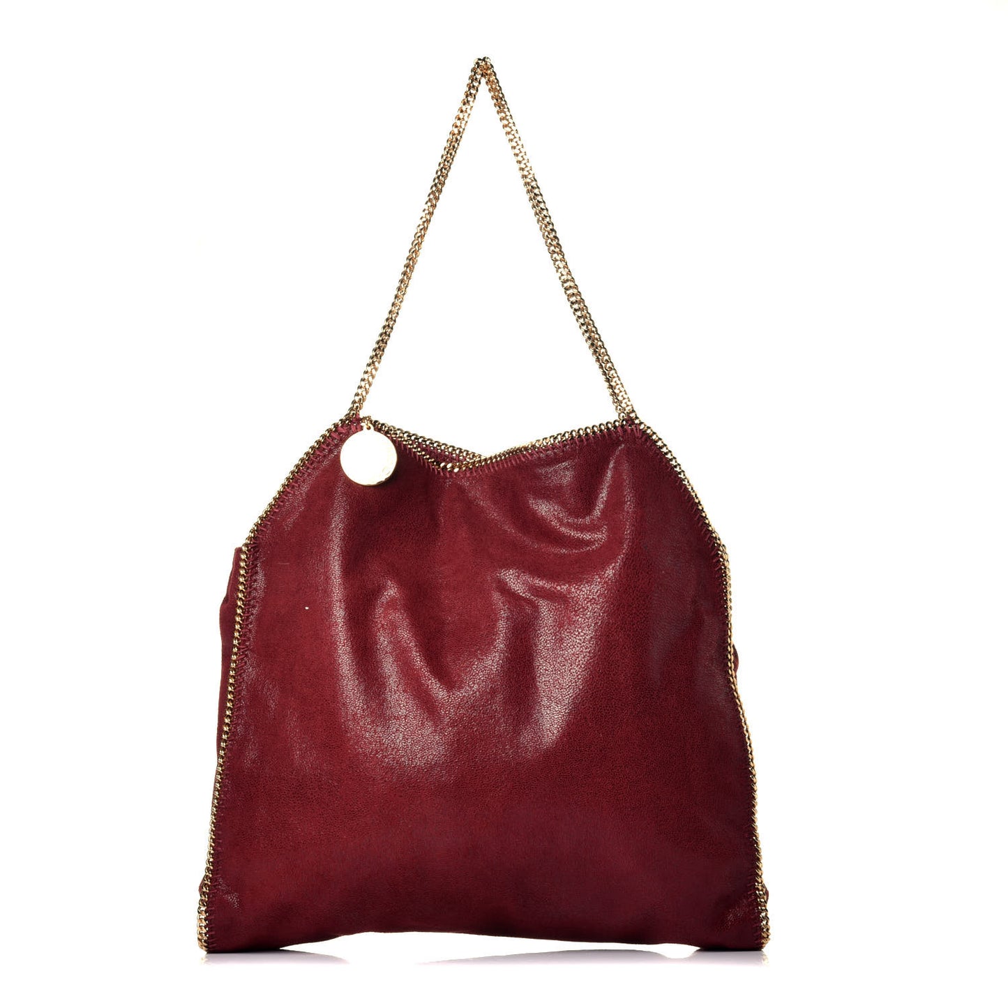 Shaggy Deer Small Falabella Tote Ruby