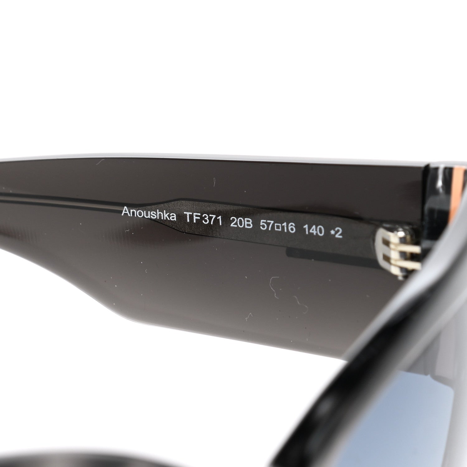 Tom Ford Anoushka Sunglasses TF371 Melange Grey Peach 6 of 8