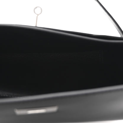 Hermes Box Kelly Depeches 25 Pouch Black 5 of 8