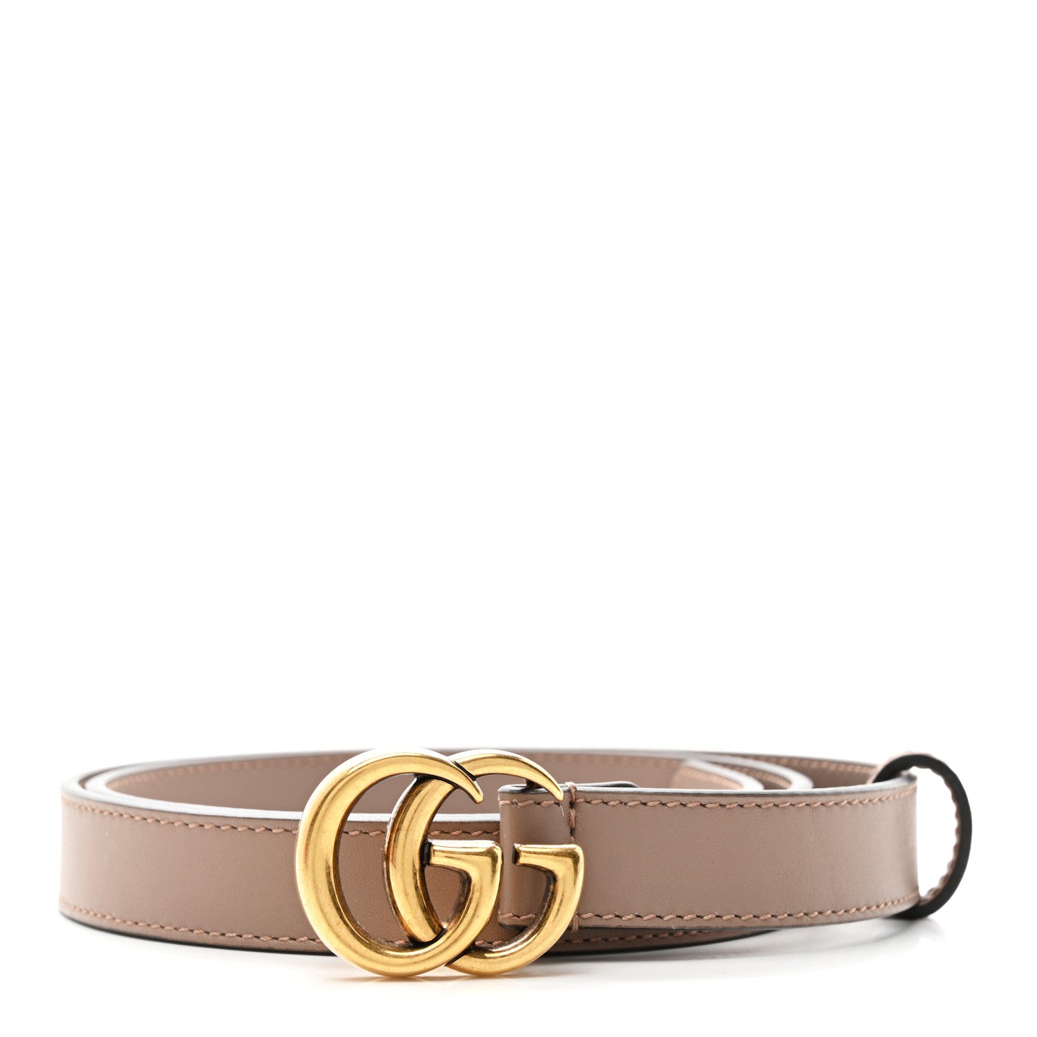 Gucci Calfskin Double G 20mm Belt 75 30 Porcelain Rose 1 of 5