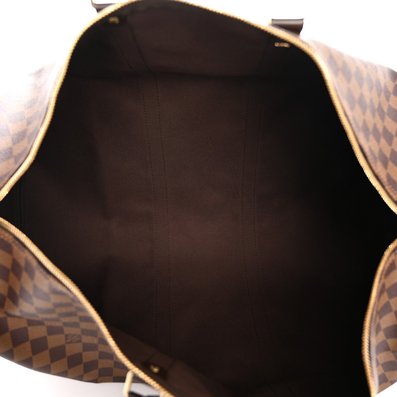 Louis Vuitton Damier Ebene Keepall Bandouliere 55 4 of 9