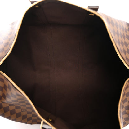 Louis Vuitton Damier Ebene Keepall Bandouliere 55 4 of 9