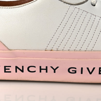 Givenchy Canvas Logo Tennis Light Low Top Sneakers 37 White Pink 13 of 14