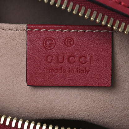 Gucci GG Supreme Monogram Blooms Mini Chain Shoulder Bag Beige Blue Navy Hibiscus Red 6 of 11