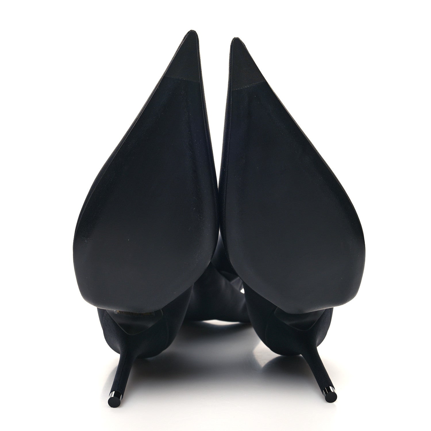 Balenciaga Matte Spandex Pointed Toe Knife 110mm Ankle Boots 38 Black 5 of 6