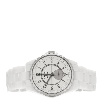 Chanel Stainless Steel Ceramic 36mm J12 Automatic Watch White 2 of 4