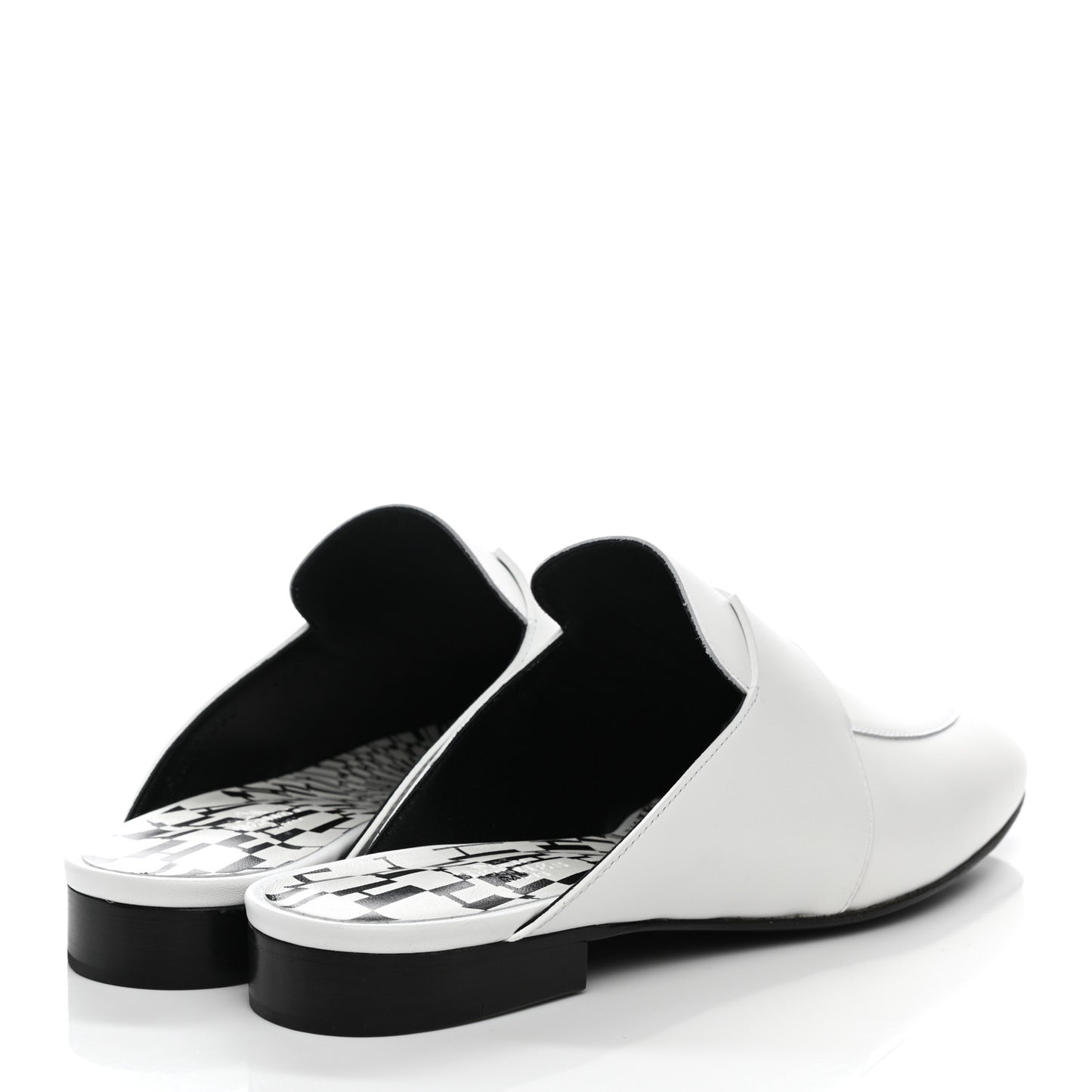 Calfskin Womens Op'H Catena Mules 37 White