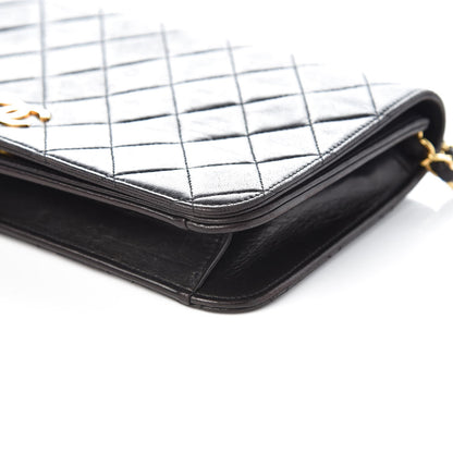Chanel Lambskin Quilted Wallet On Chain WOC Black 9 of 11