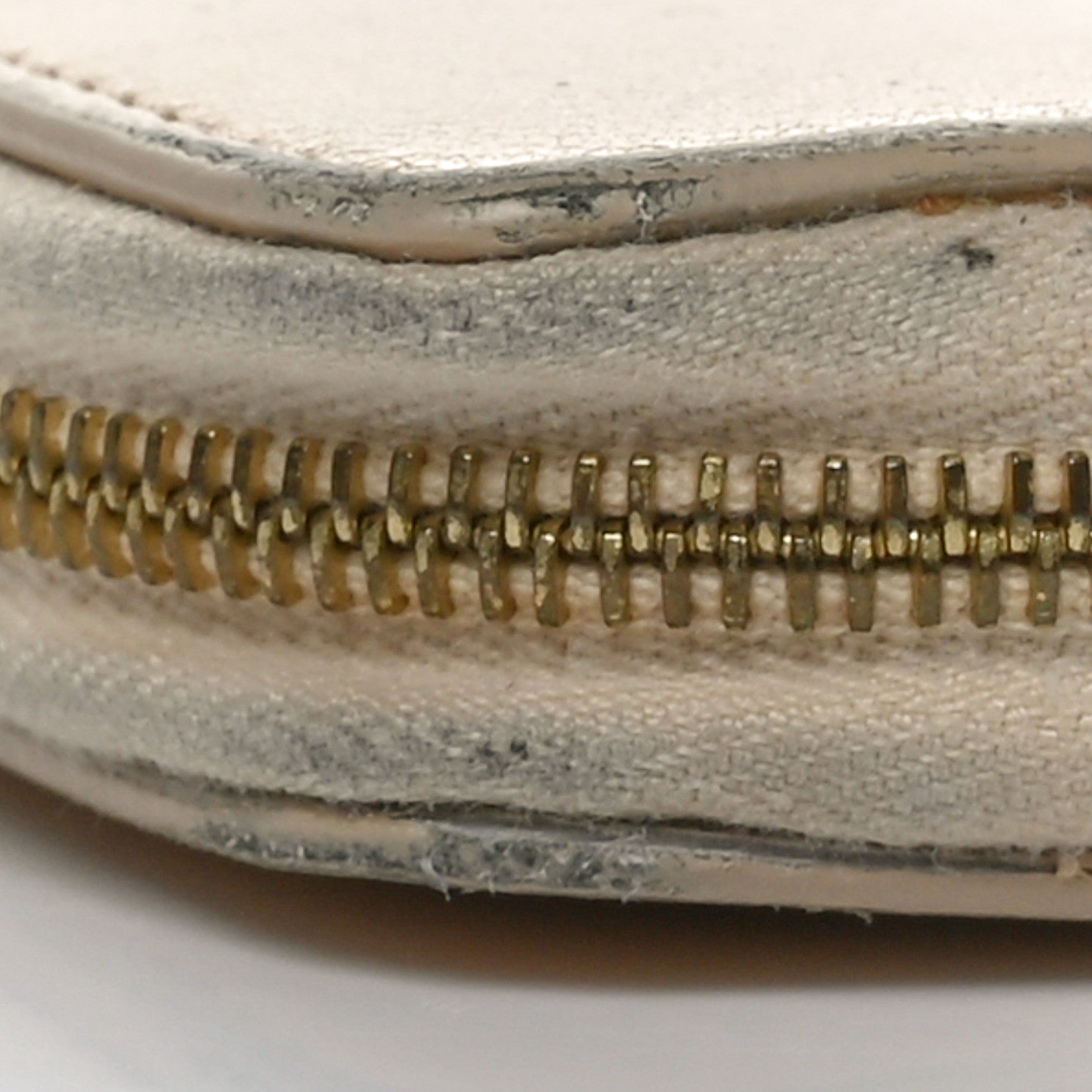 Celine Lambskin Large Zip Around Multifunction Wallet Beige Black 12 of 12