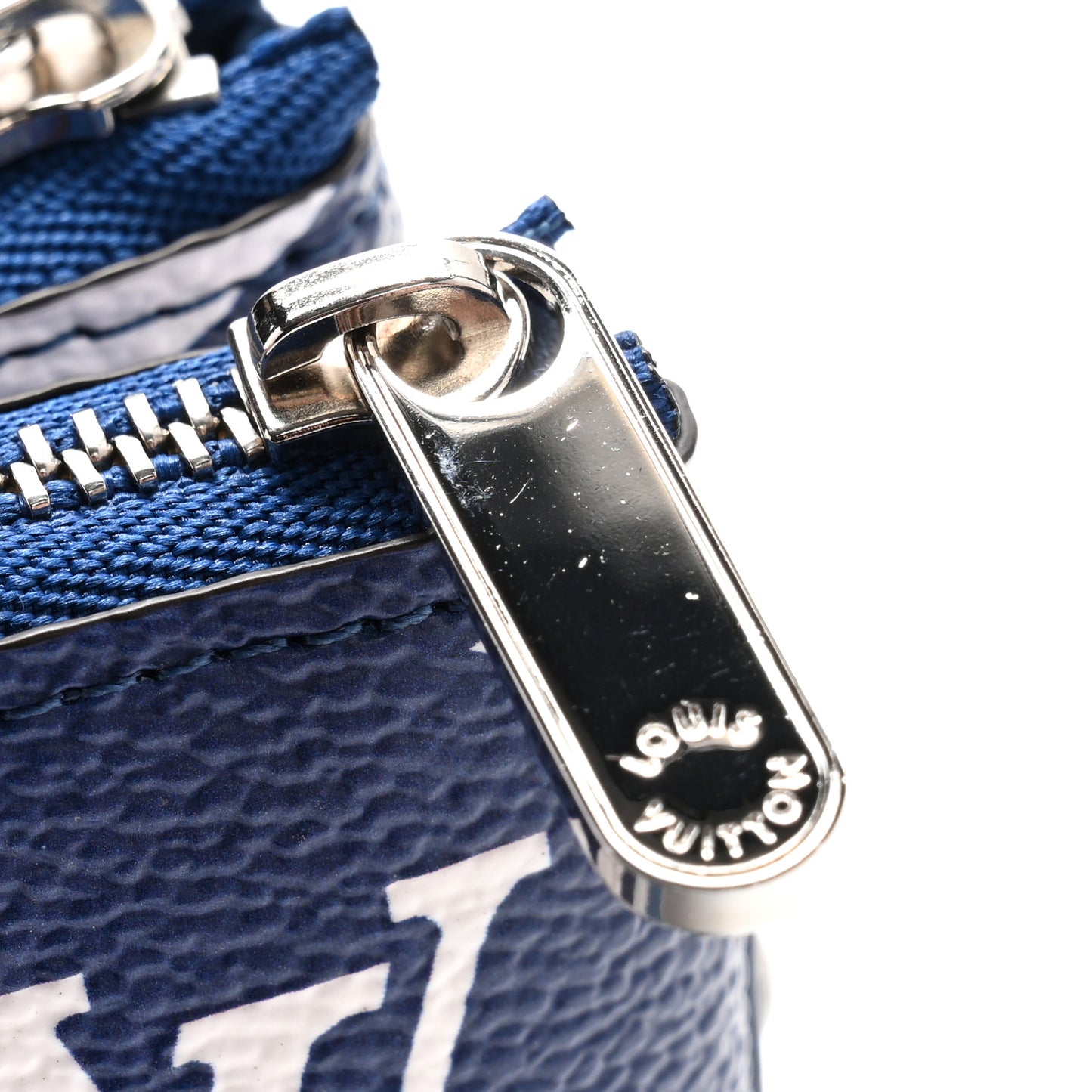 Monogram Giant Escale Double Zip Pochette Blue