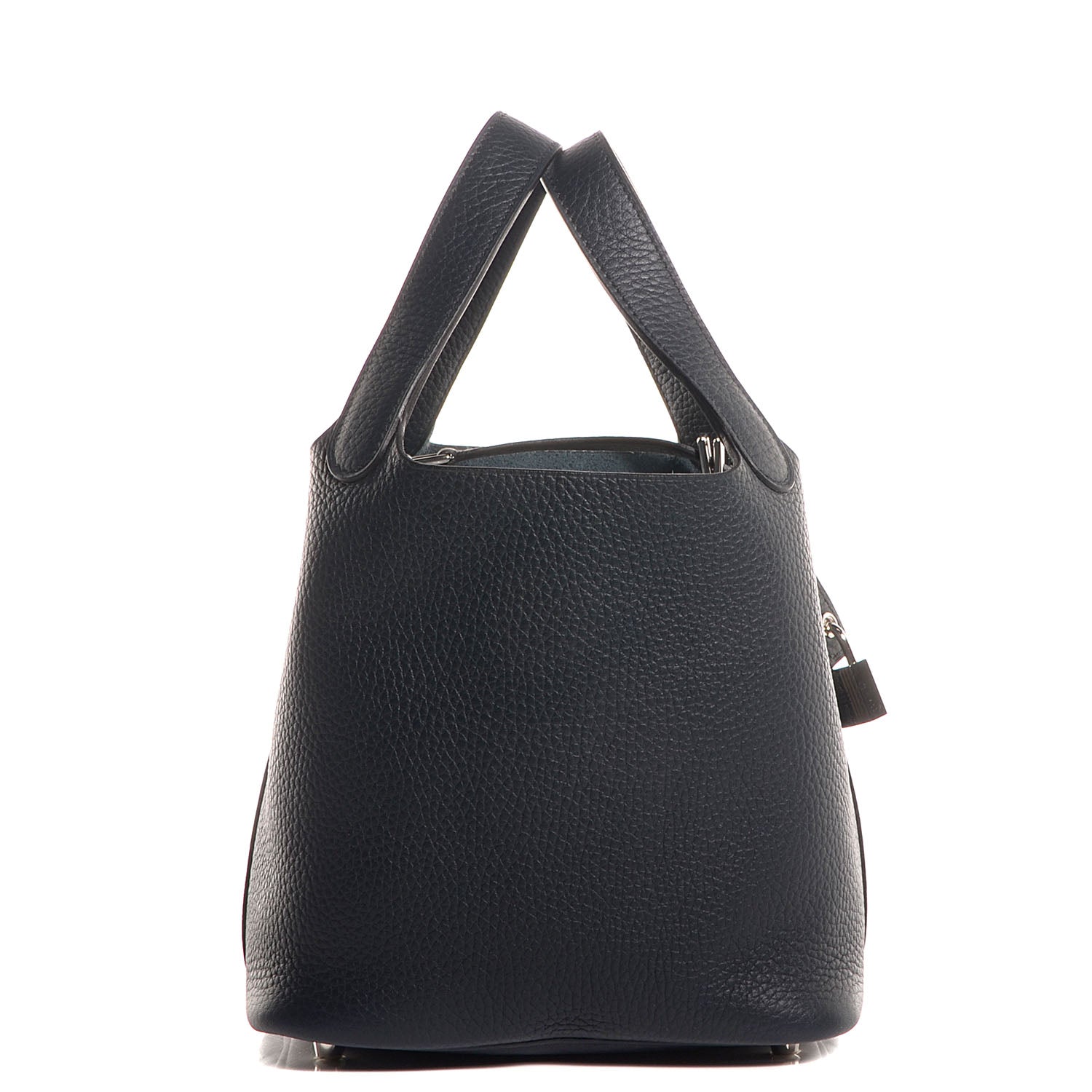 Hermes Taurillon Clemence Picotin Lock PM Bleu Ocean 1 of 12