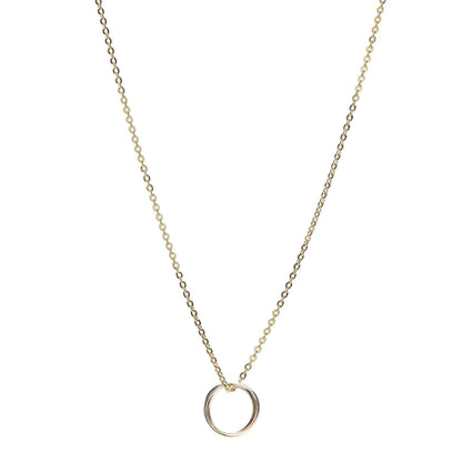 Cartier 18K Pink Yellow White Gold Baby Trinity Pendant Necklace 1 of 7