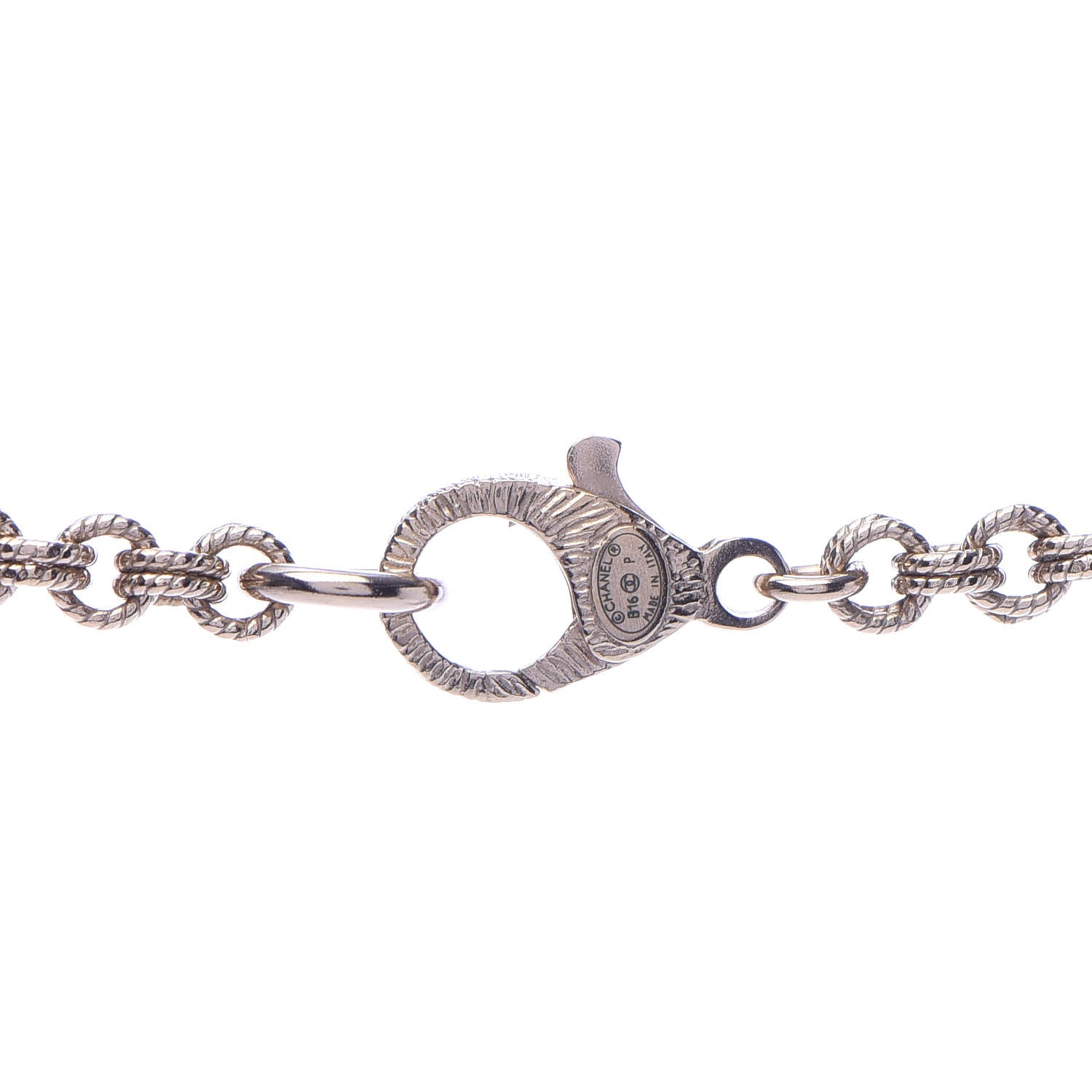 Chanel Pearl CC Long Necklace Gold 5 of 5