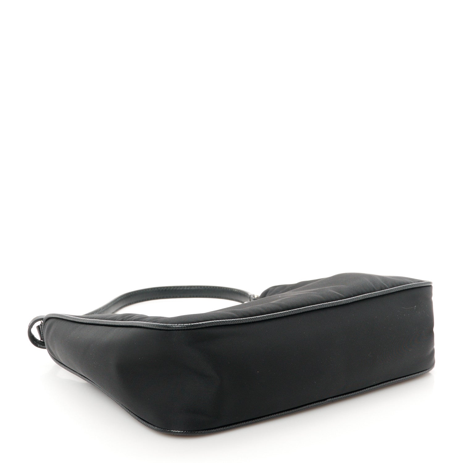 Prada Tessuto Nylon Saffiano Mini Re-Edition 2005 Bag Black 4 of 12