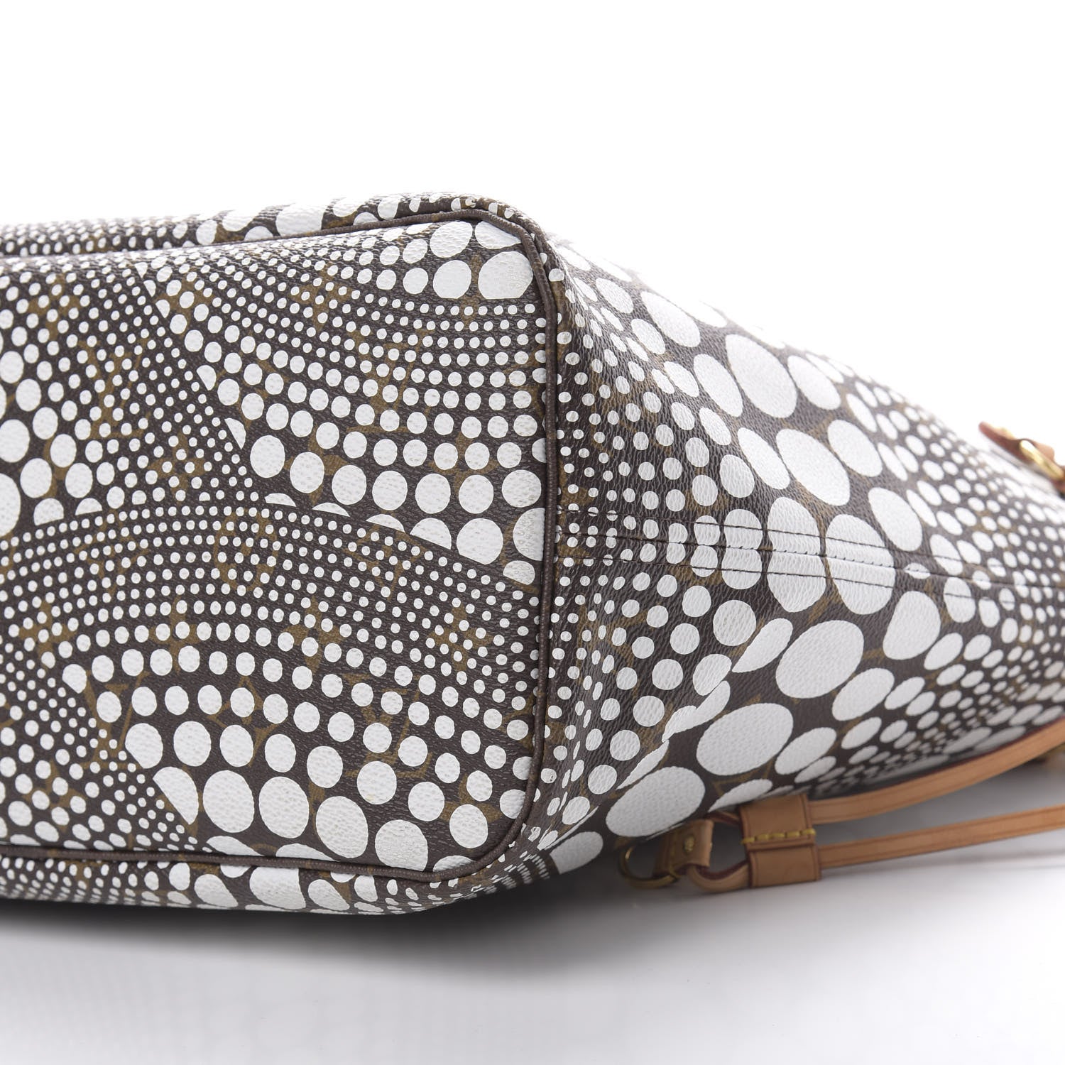 Louis Vuitton Monogram Kusama Waves Neverfull MM White 9 of 14