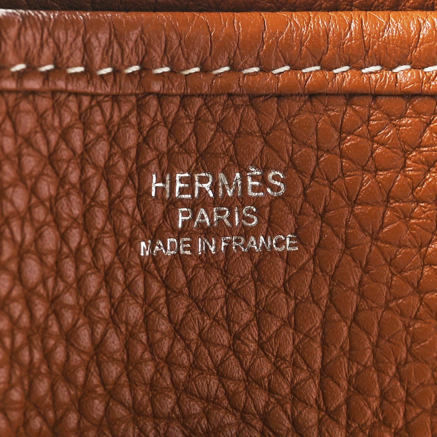 Hermes Taurillon Clemence Evelyne III PM Gold 6 of 10