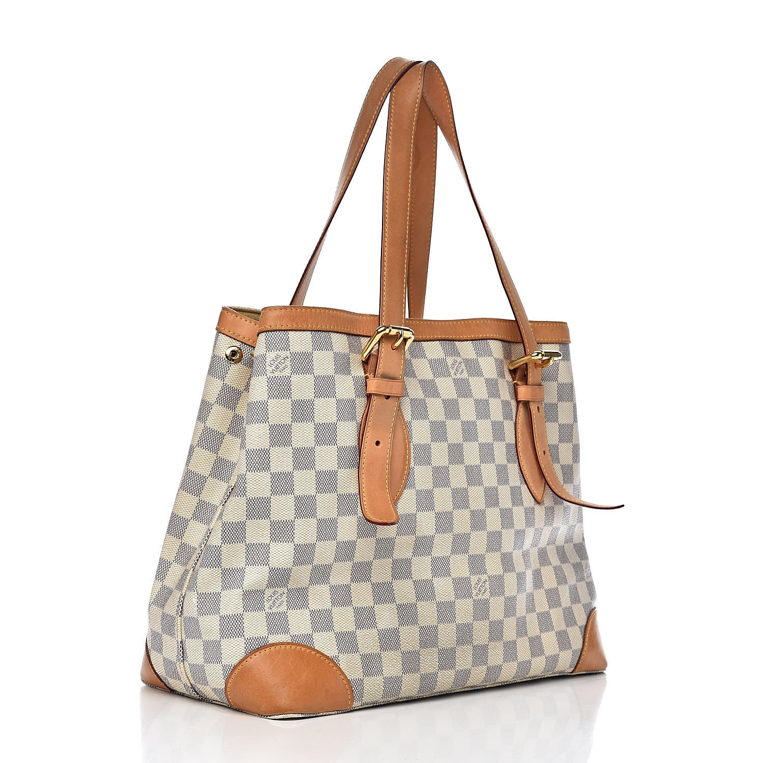Louis Vuitton Damier Azur Hampstead MM 3 of 17