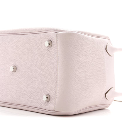 Hermes Taurillon Clemence Verso Lindy 26 Mauve Pale Mushroom 10 of 10