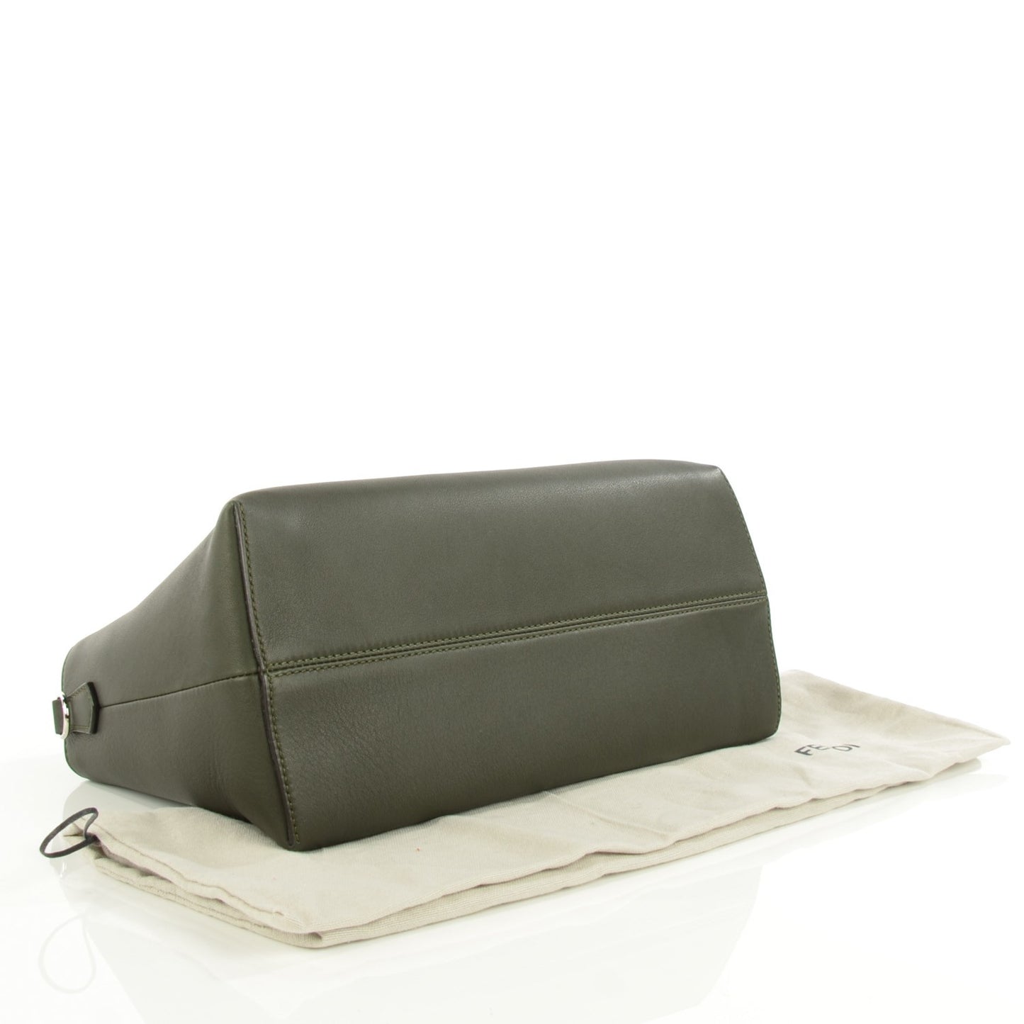 Vitello Dolce Croc Tail Large By The Way Boston Bag Verde Prato Black