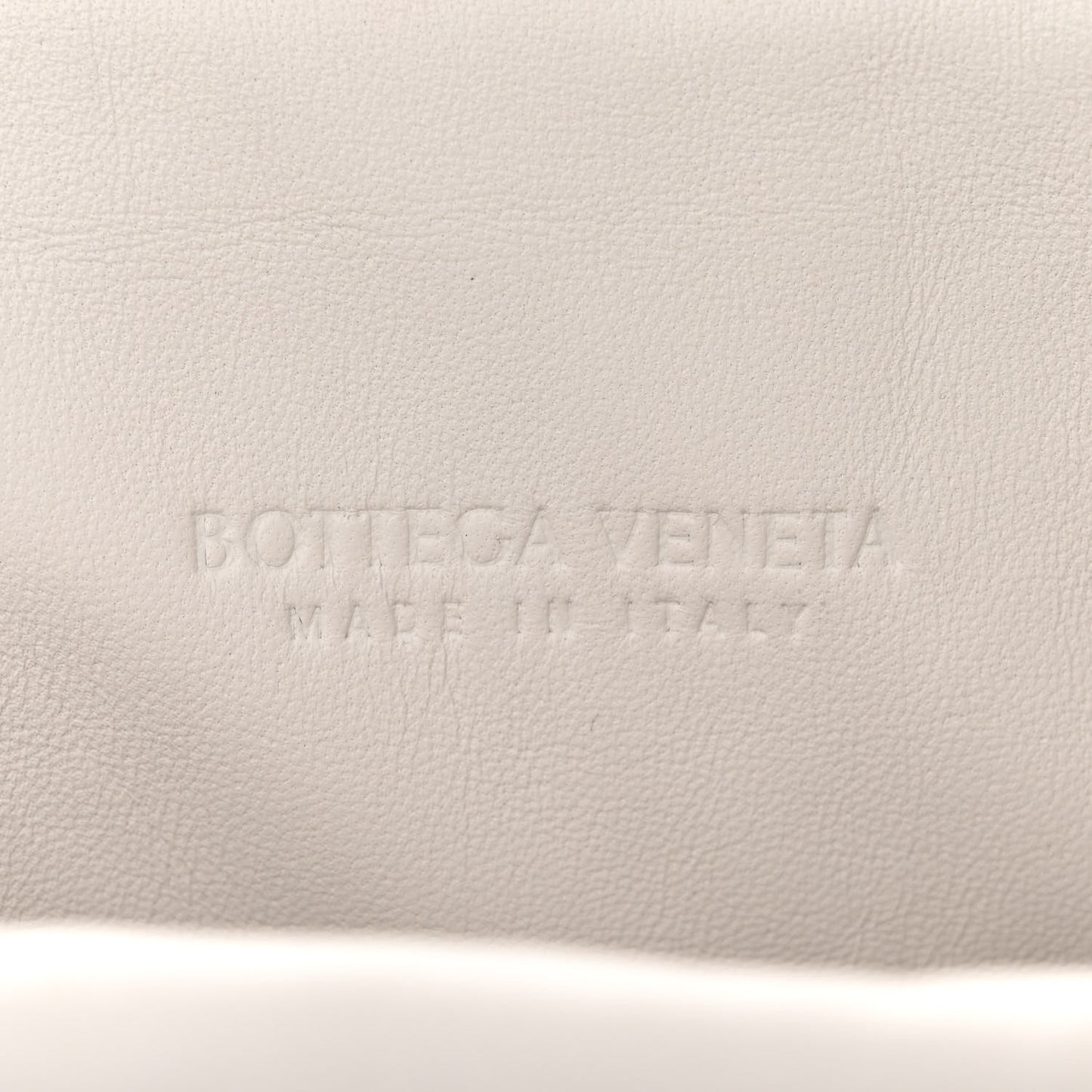 Nappa Intrecciato Medium Knot Flap Crossbody White