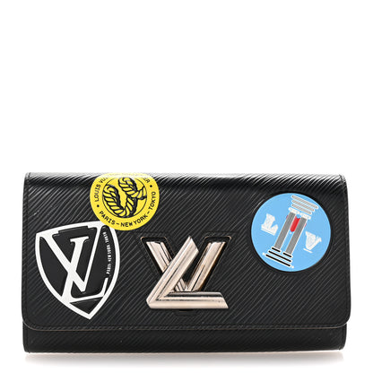 Louis Vuitton Epi World Tour Twist Wallet Black 1 of 7
