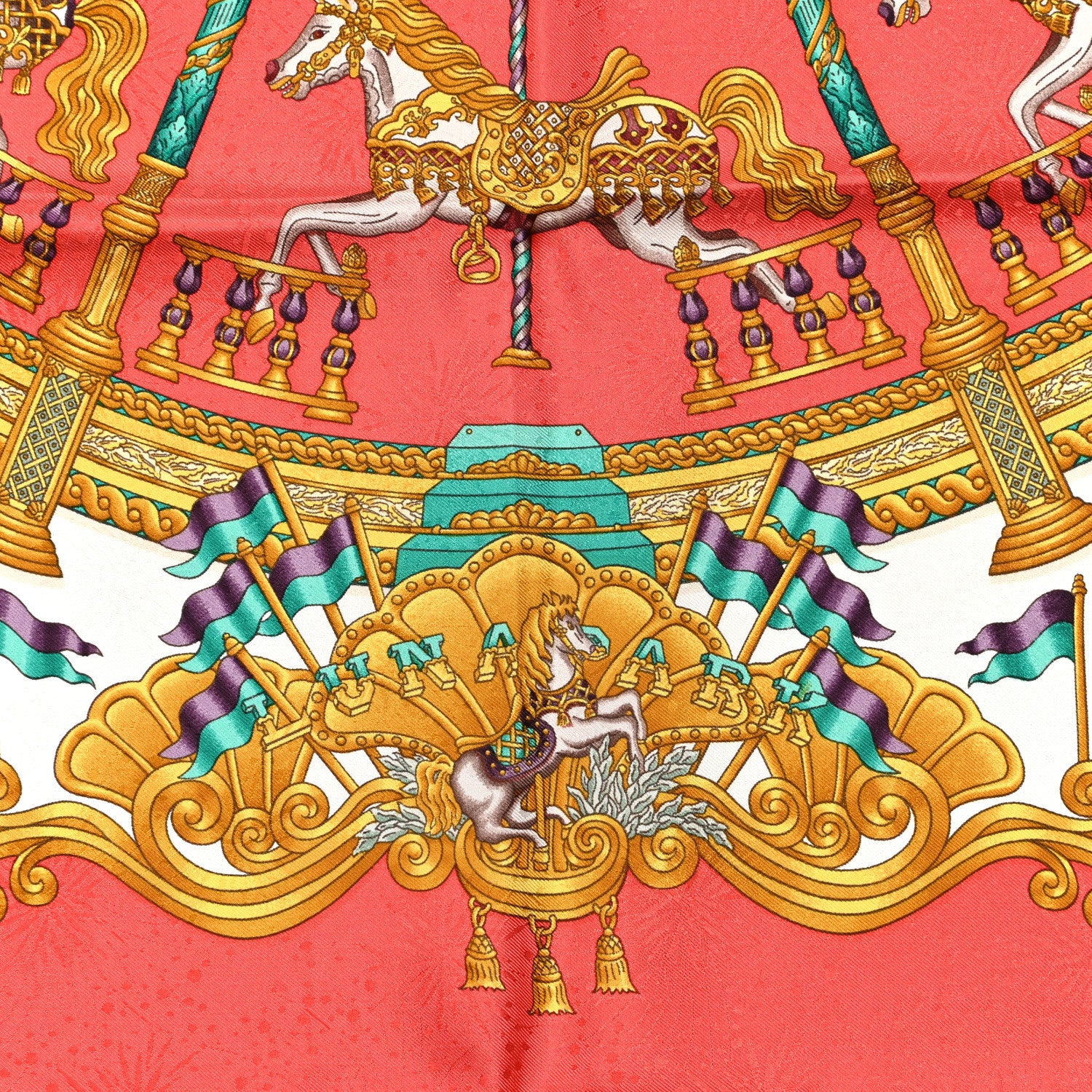 Hermes Silk Luna Park Scarf 90 3 of 6