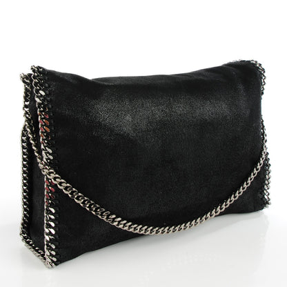 Stella McCartney Shaggy Deer Fold Over Falabella Tote Black 3 of 8