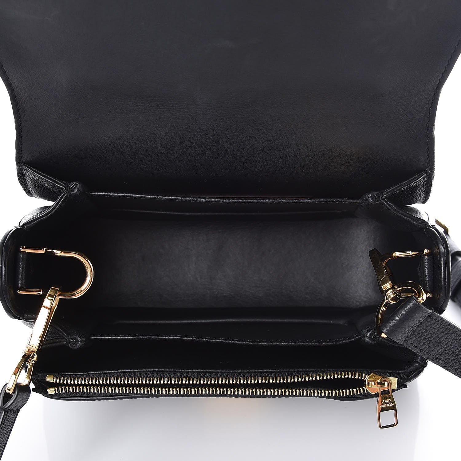 Louis Vuitton Grained Calfskin Vivienne NM Black 5 of 8