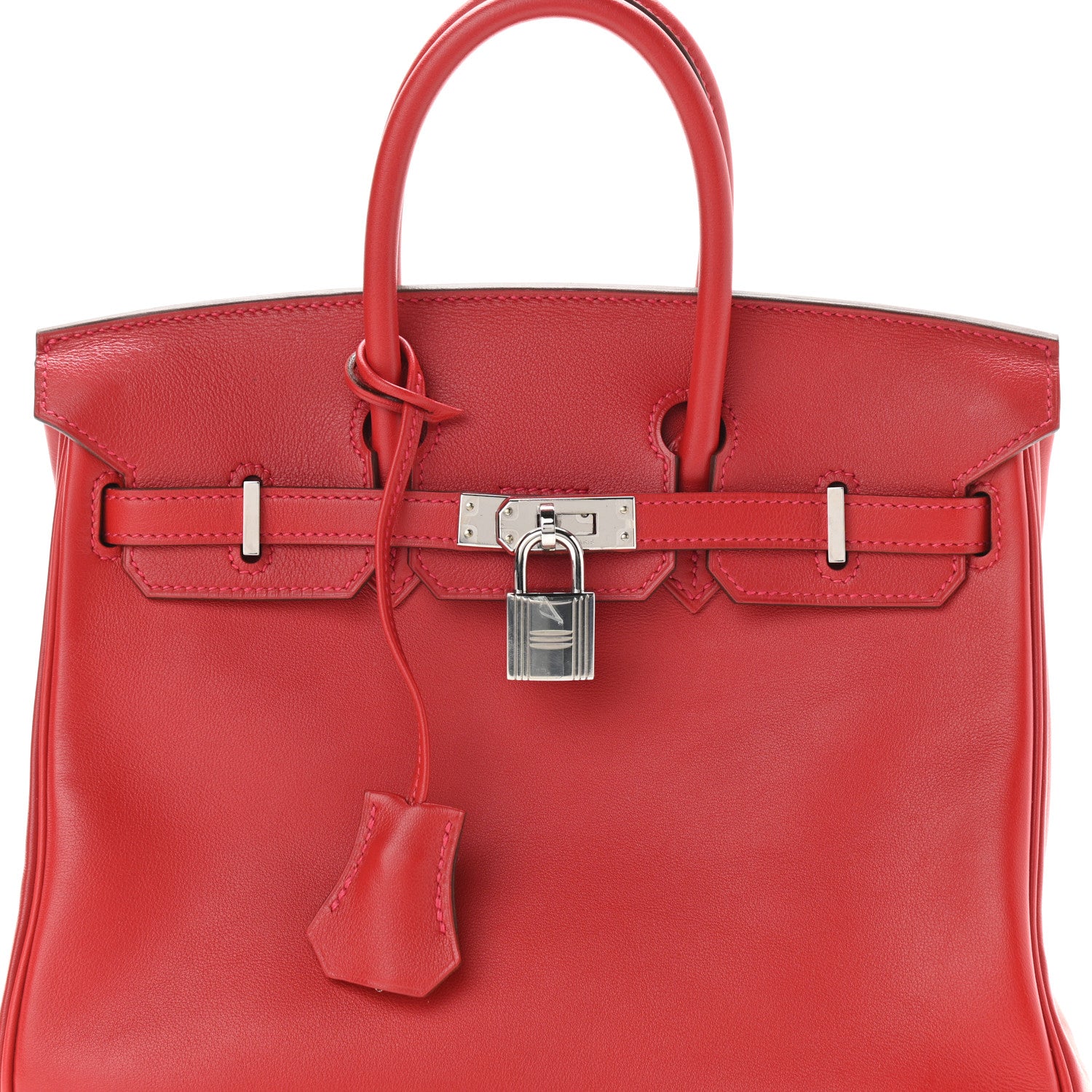 Hermes Swift Birkin 25 Vermillion 3 of 36