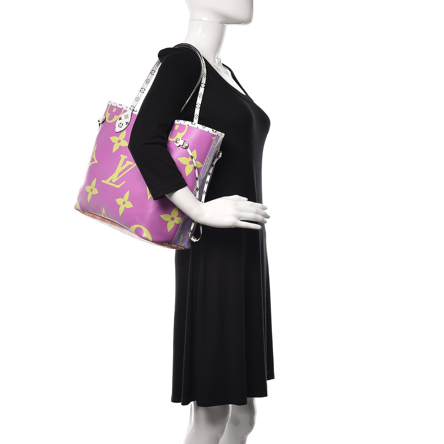 Louis Vuitton Monogram Giant Neverfull MM Pink Lilac 2 of 11