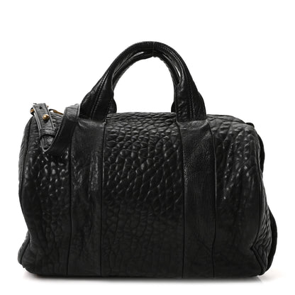 Alexander Wang Pebbled Lambskin Rocco Black Antique Brass Hardware 1 of 10
