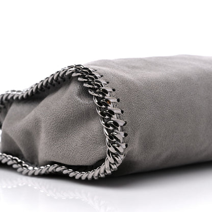 Stella McCartney Shaggy Deer Mini Falabella Fold Over Tote Light Grey 8 of 9