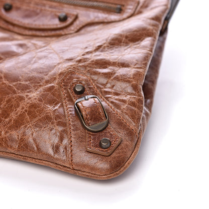 Balenciaga Chevre Small Aumonière Wristlet Cognac 9 of 10