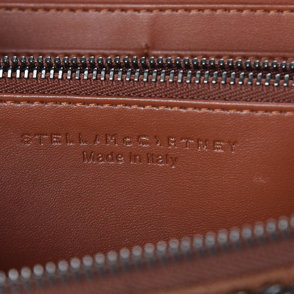 Stella McCartney Shaggy Deer Falabella Zip Around Wallet Brandy 6 of 6