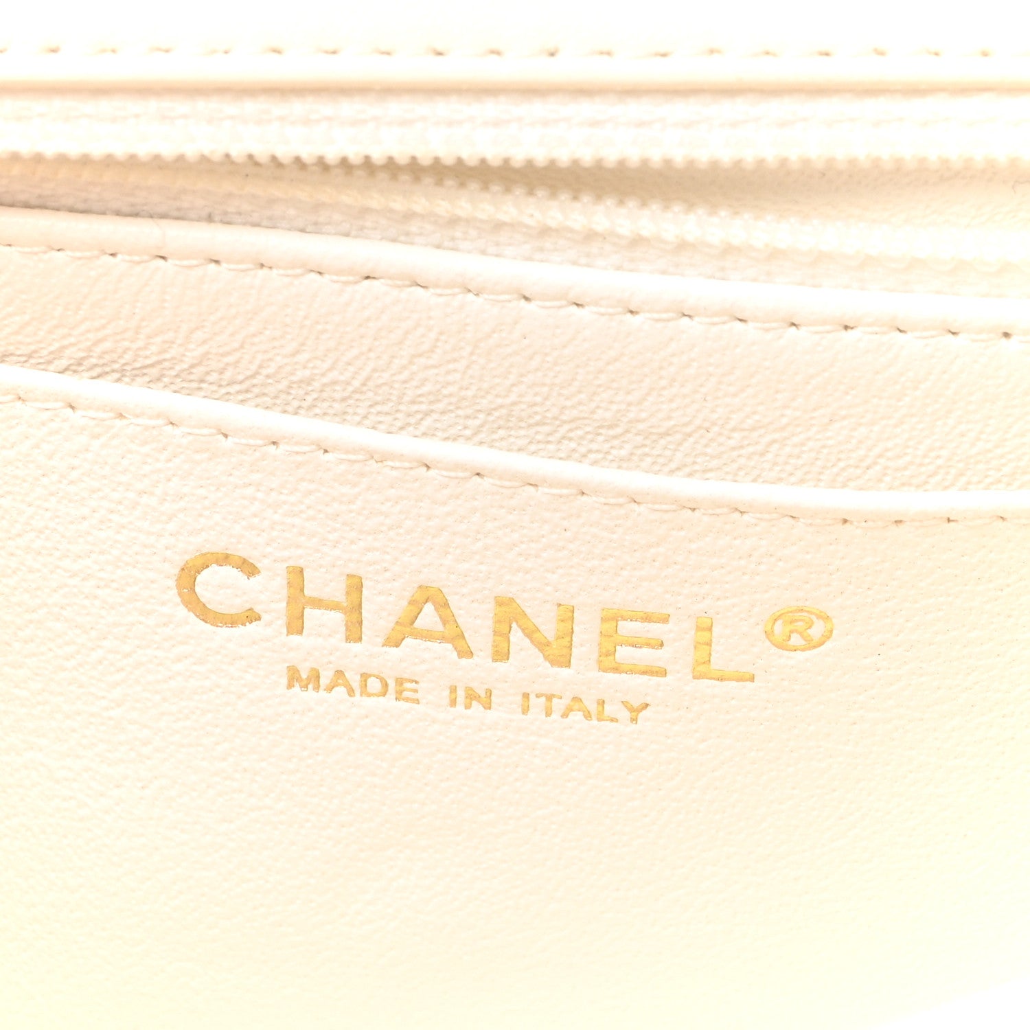 Chanel Lambskin Quilted Mini Rectangular Flap White 6 of 11