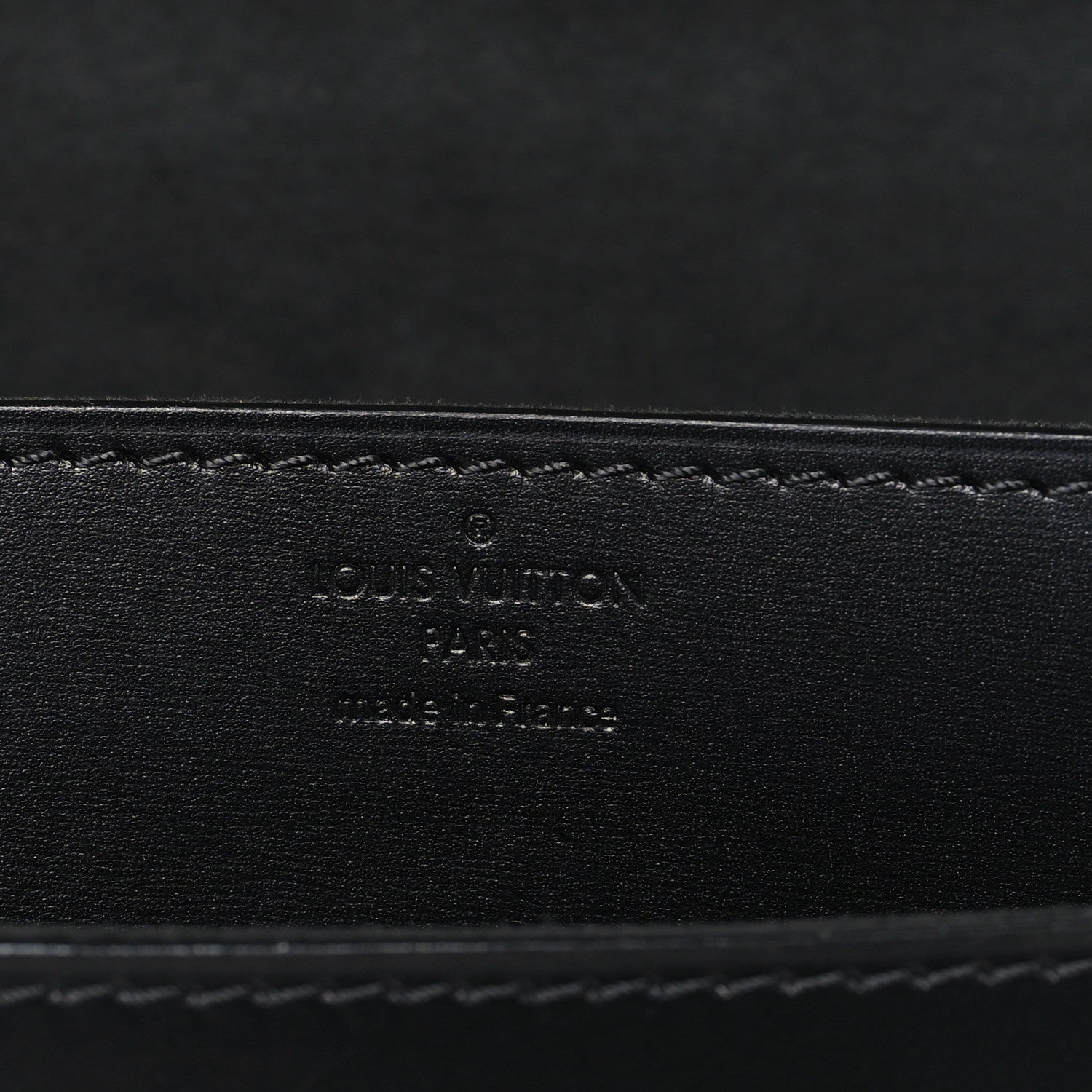 Louis Vuitton Calfskin Chain Louise GM Black 6 of 9