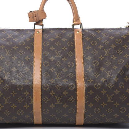 Louis Vuitton Monogram Keepall Bandouliere 55 11 of 15