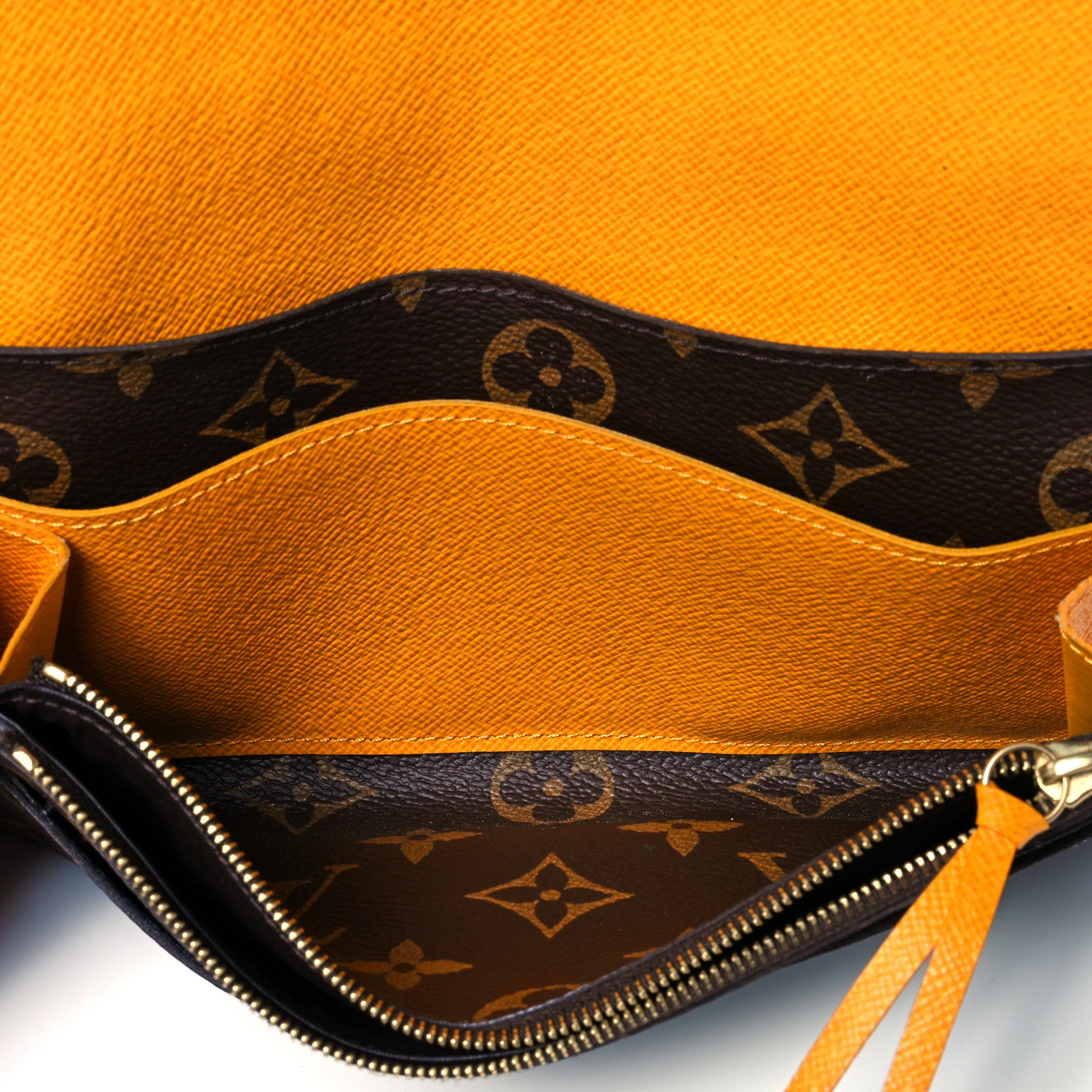 Louis Vuitton Monogram Emilie Wallet Mimosa 5 of 9