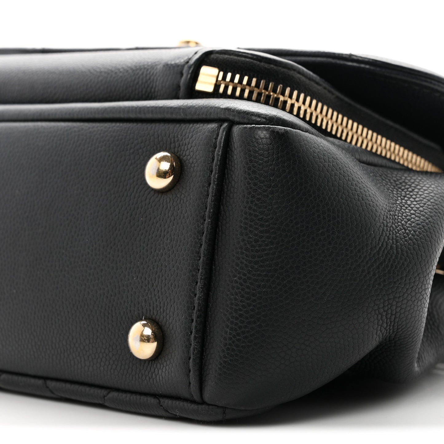 Caviar Quilted Small Business Affinity Flap Black