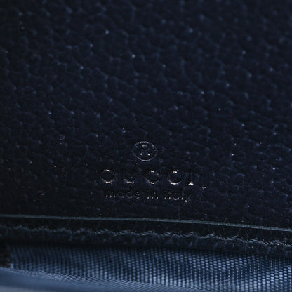 Gucci GG Supreme Monogram Textured Dollar Calfskin Web Ophidia Zip Around Wallet Beige Blue 12 of 18