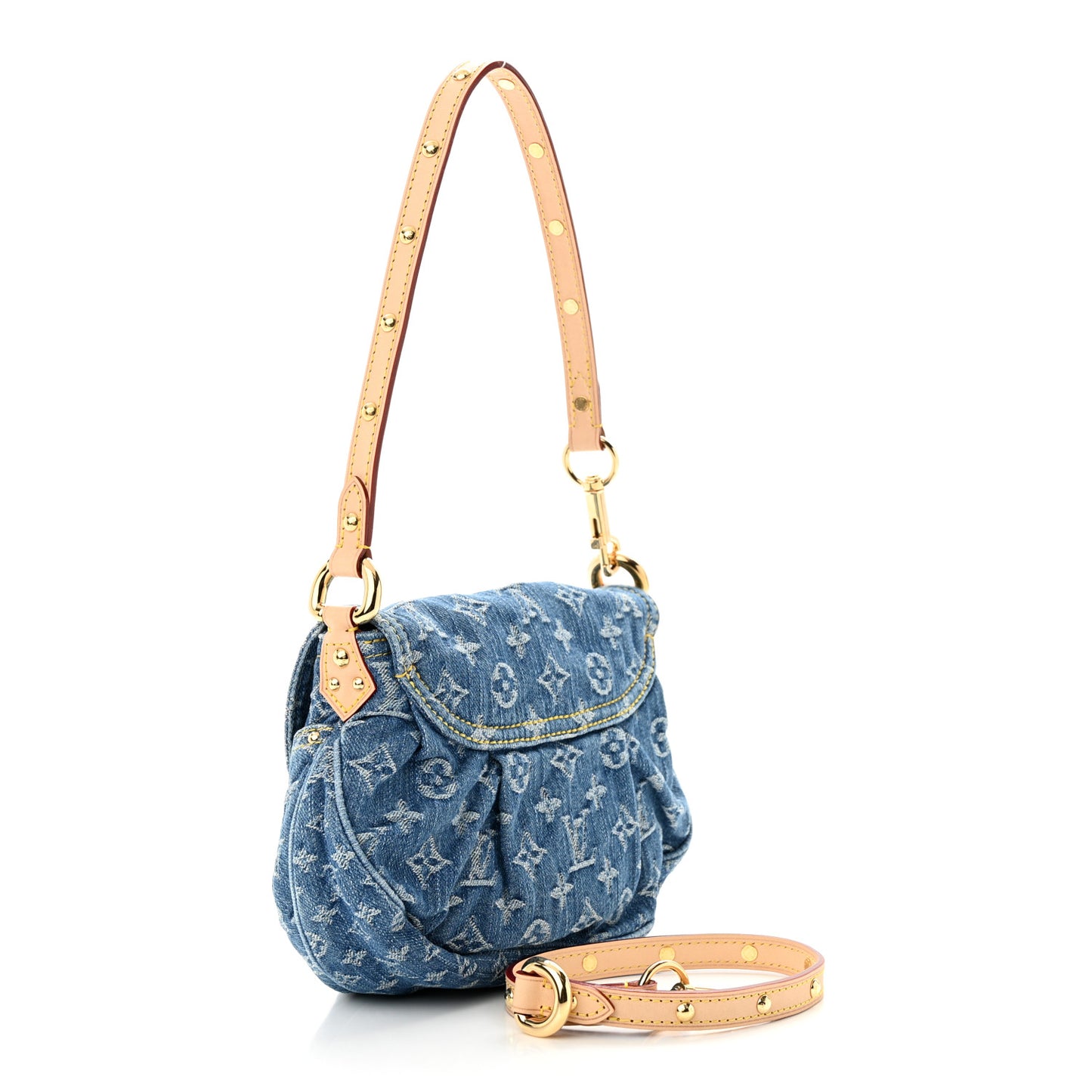 LOUIS VUITTON Monogram Denim Sunset Blue