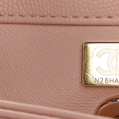 Chanel Caviar Quilted Mini Coco Handle Flap Light Pink 7 of 11