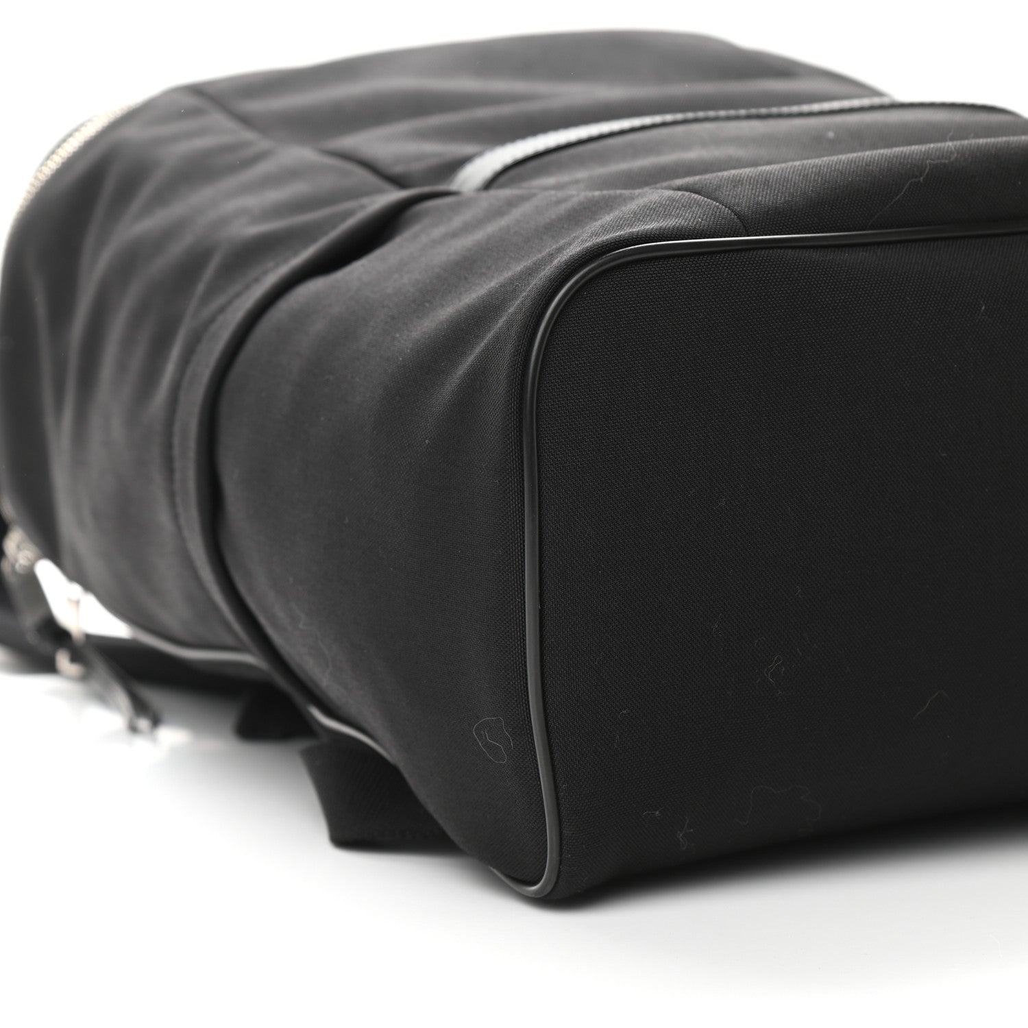 Saint Laurent Canvas Calfskin Sid Backpack Black 9 of 13