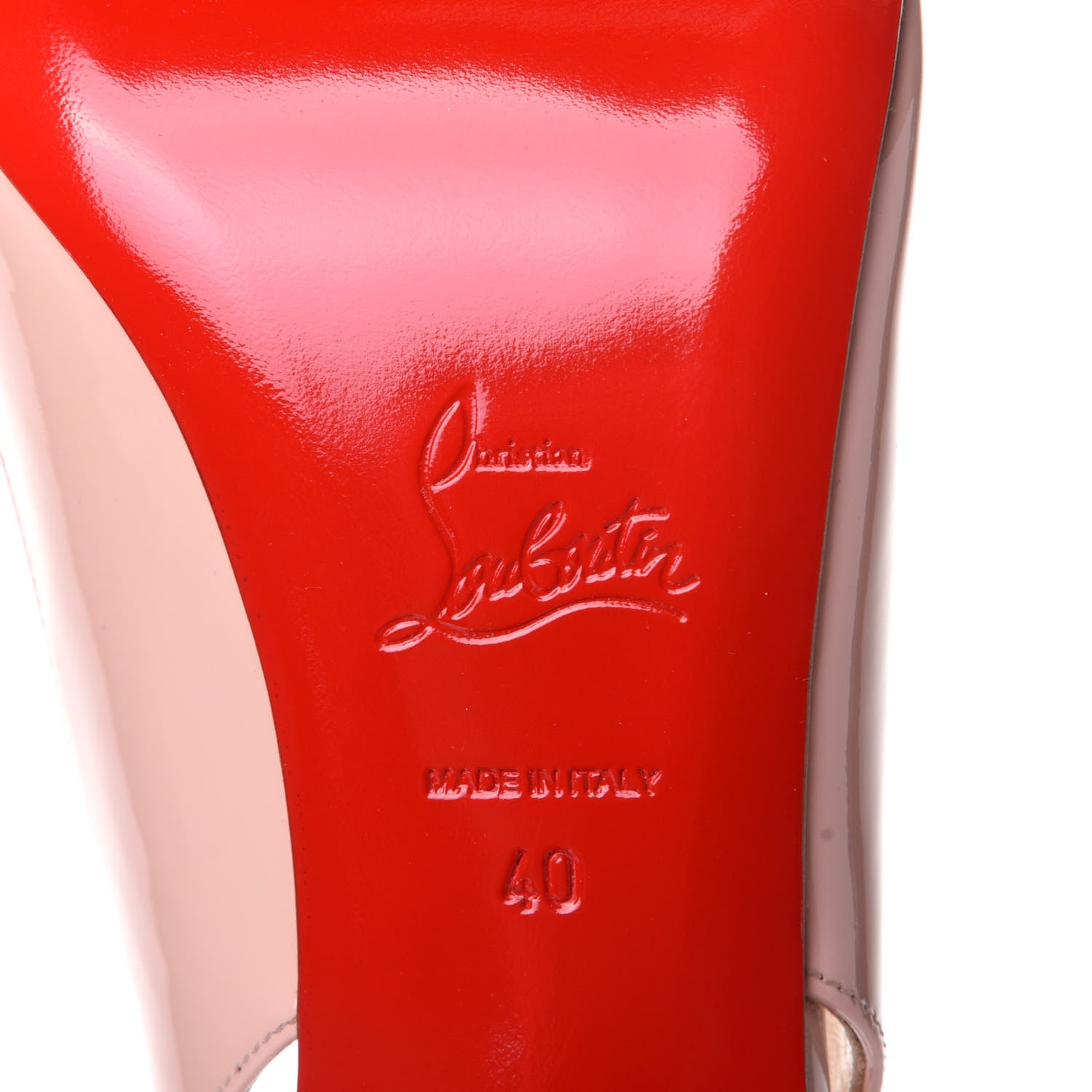 Christian Louboutin Patent Clare Sling 80 Pumps 40 Antoinette 8 of 10