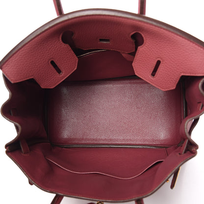 Hermes Taurillon Clemence Birkin 30 Bois de Rose 7 of 33