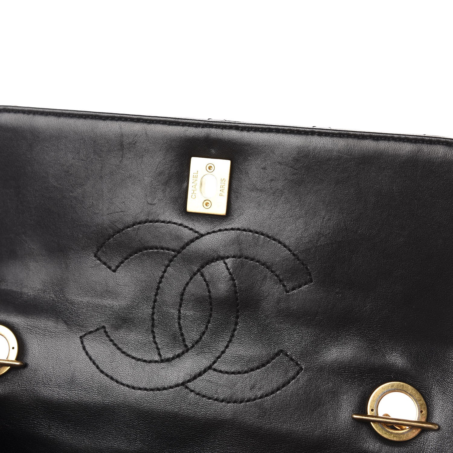 Chanel Lambskin Quilted Small Trendy CC Dual Handle Flap Bag Black 9 of 13